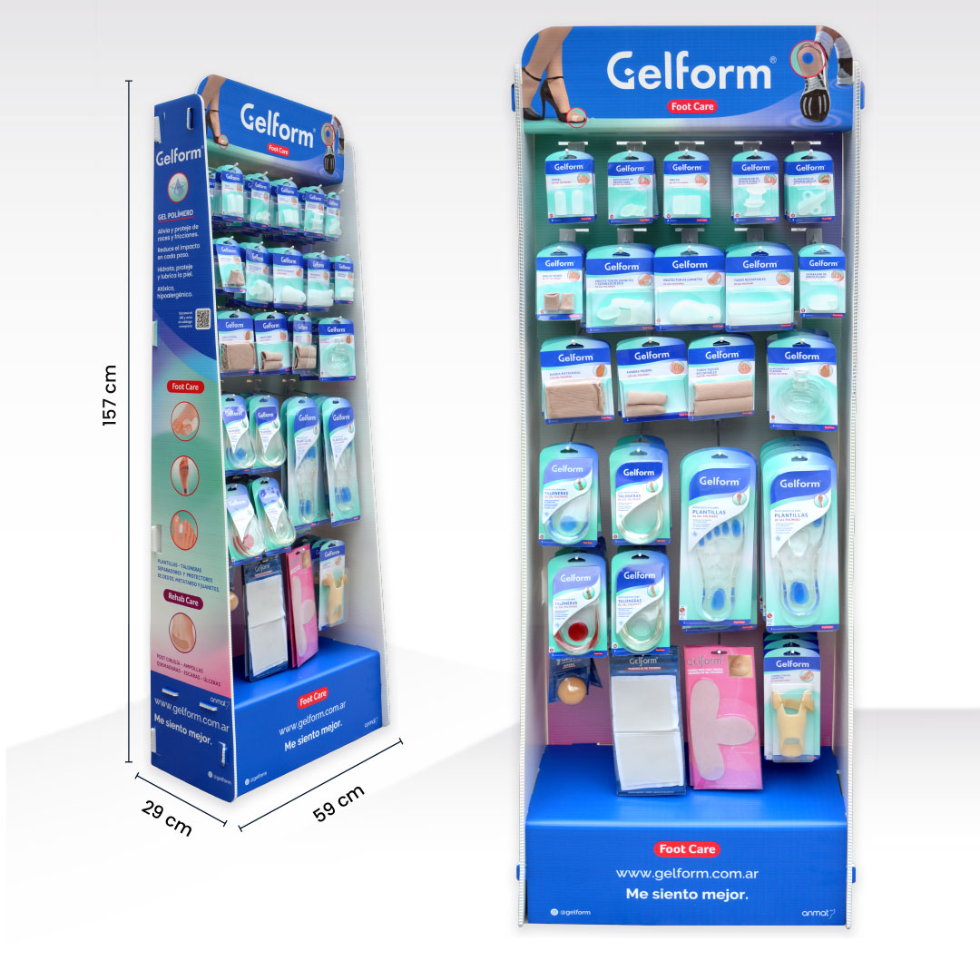 EXHIBIDOR DE GEL GRANDE